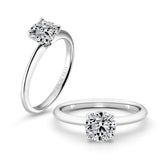 Brilliant Cut Diamond Solitaire Engagement Ring - Dracakis Jewellers